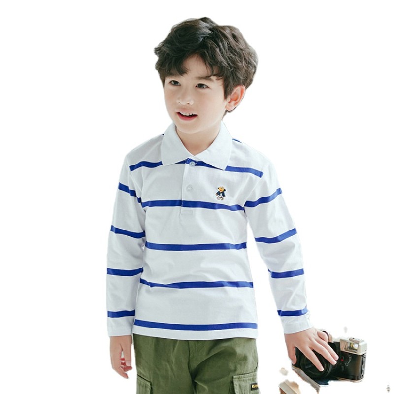 Long-Sleeve Polo Manufacturer - Yellow Striped Bear