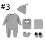 Newborn Set Supplier - Cotton Hat Mittens Bodysuit