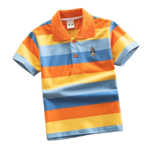 Children Polo Factory - Short Sleeve Striped