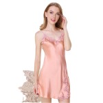 Women Pajamas Supplier - V-Neck Lace Sleeveless