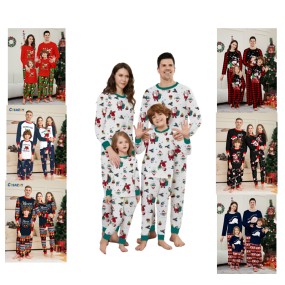 Christmas Pajamas Manufacturer - Snowman Santa Plaid