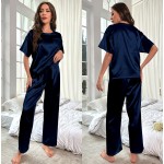 Satin Pajamas Supplier - Short Sleeve Shirt