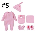 Newborn Set Supplier - Cotton Hat Mittens Bodysuit