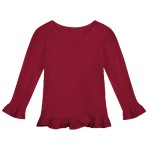 Blank Shirts Factory - Ruffle-hem Girl