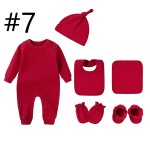 Newborn Set Supplier - Cotton Hat Mittens Bodysuit