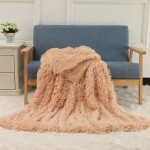 Fleece Throw Factory - White Elegant Furry Super Warm