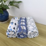 Cotton Swaddle Blanket Supplier - 3packs Muslin for Baby