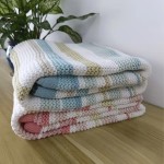 Knitted Blanket Manufacturer - 100% Cotton Fleece All-season