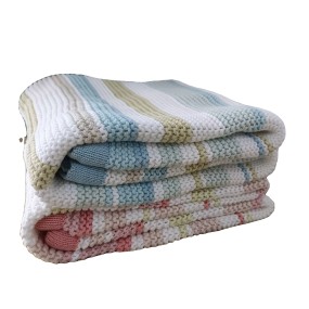 Knitted Blanket Manufacturer - 100% Cotton Fleece All-season