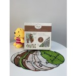 Milestone Blanket Factory - Baby Muslin Swaddle with Cards