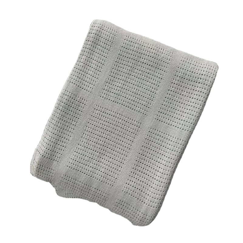 Cotton Blanket Supplier - Hot Sale Solid Color Knit Cellular