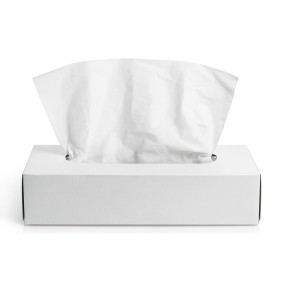 Facial Tissue Manufacturer - Custom Made White Unbleached Box