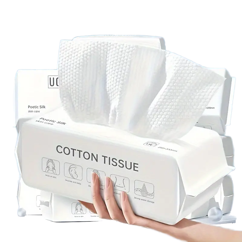 Face Towel Manufacturer - 1 Ply Disposable Thick Cotton Soft