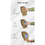 Cleaning Paper Supplier - Anti Static Bark Pattern Rail