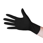 Nitrile Gloves Supplier - Black Vinyl Powder Free Industrial