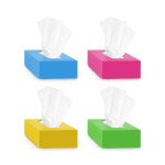 Facial Tissue Manufacturer - Custom Made White Unbleached Box