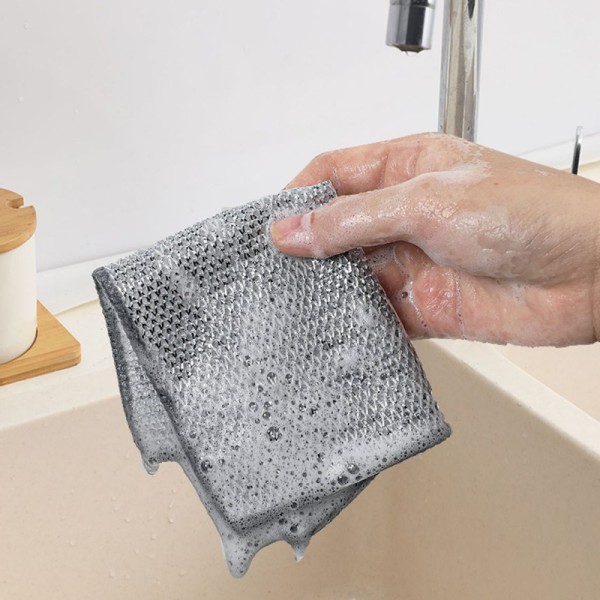 Dish Cloth Supplier - Steel Wire Kitchen Tableware Efficient