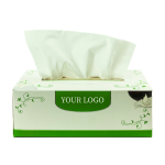 Facial Tissue Manufacturer - Custom Made White Unbleached Box