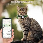 高品质的Airtag追踪器防丢失宠物项圈保护套，适合小猫咪使用