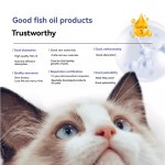 高吸收的宠物鱼油补充狗和猫促进美丽的皮毛皮肤护理和减少脱发