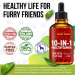 天然液体宠物复合维生素补充剂私人品牌15合1多种维生素滴猫维生素补充剂