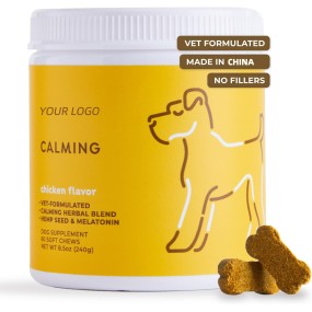 Calming Dog Chews Relief Stress Storms Barking Separation Pet Food Dog Calming Treats