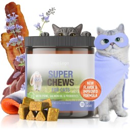 OEM宠物多种维生素营养补充咀嚼猫增强免疫系统和改善消化的所有年龄的猫