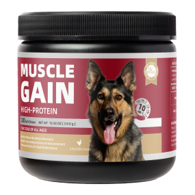 Pet Yuan Pet Health High Protein Supplement Support Dog Muscle Growth Mass Weight Gainer for Bully Dogs