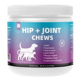 Pet Yuan OEM Private Label Hip Joint Supplement Chews for Joint Health Glucosamine Chondroitin