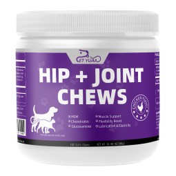 高品质宠物关节健康补品软咀嚼可口口味的日常使用的猫和狗