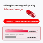 Chongbei'An Pet Coenzyme Q10 Supplement for Cats and Dogs Strengthens Heart Regulates Hypertrophy Healthy Protection for Fish
