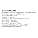 Rollator Walker Manufacturer - 4 Wheels Foldable Aluminum