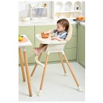 Baby High Chair Factory - Wood Grain Steel Tube