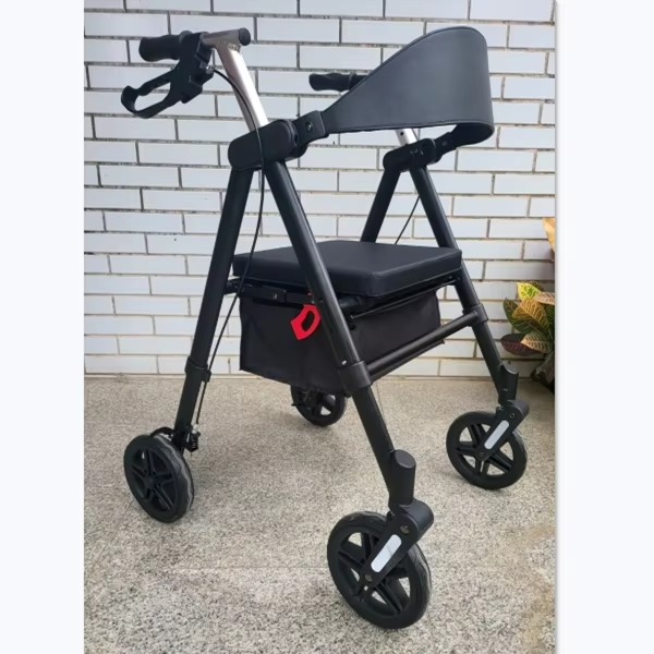 Rollator Walker Manufacturer - 4 Wheels Foldable Aluminum