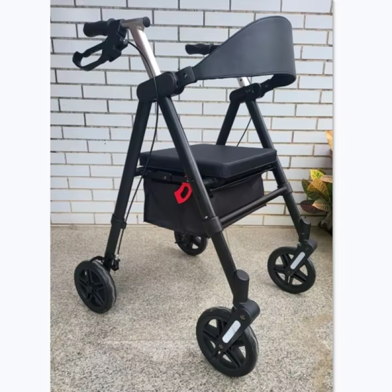 Rollator Walker Manufacturer - 4 Wheels Foldable Aluminum