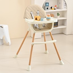 Baby High Chair Factory - Wood Grain Steel Tube