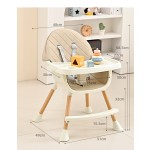 Baby High Chair Factory - Wood Grain Steel Tube
