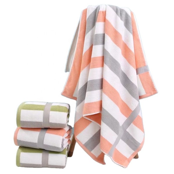 Beach Towel Manufacturer - Wholesale 100% Cotton Terry Striped