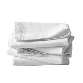 Dish Towel Factory - 100% Polyester Cotton Plain White