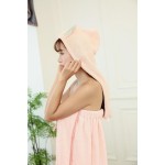 Dry Hair Towel Factory - Cute Cartoon Coral Velvet Hooded
