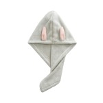 Dry Hair Towel Factory - Cute Cartoon Coral Velvet Hooded