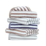 Striped Towel Manufacturer - Custom 100% Cotton Compressed Pool