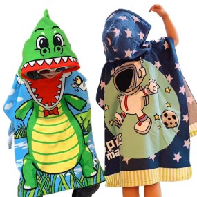 Poncho Towel Manufacturer - Wholesale Kids Hooded Swimming Beach
