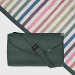 Beach Blanket Supplier - Colored Striped Fabric Foldable Ultrasonic