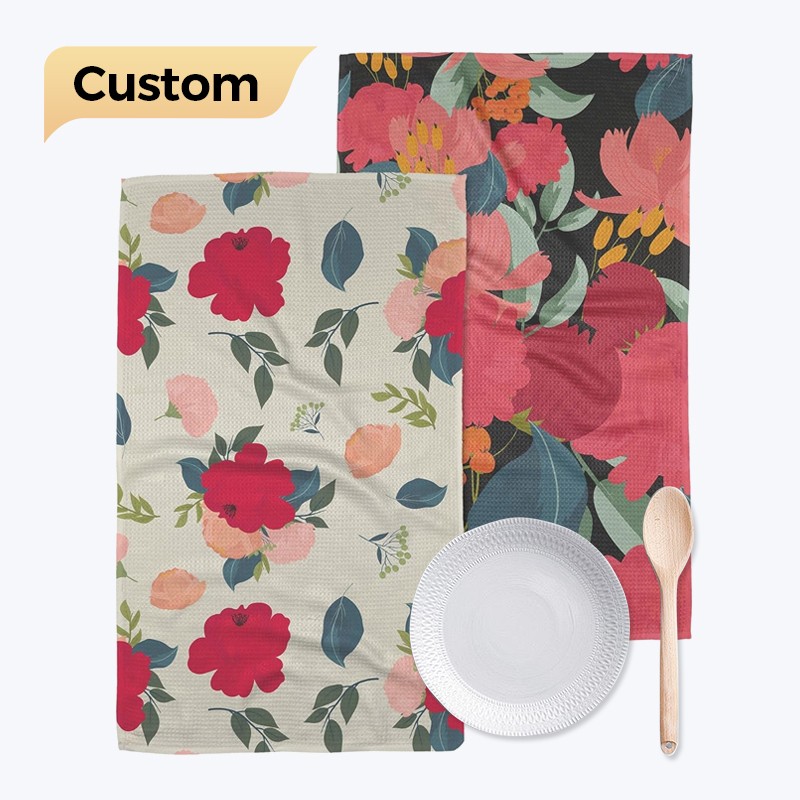 Microfiber Towel Supplier - Custom Logo Gym Fast Dry Waffle