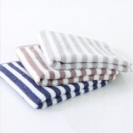 Striped Towel Manufacturer - Custom 100% Cotton Compressed Pool