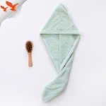 Hair Towel Supplier - Lady Black Microfiber Plain Style