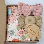 Newborn Gift Box Supplier - Hot Sale Organic Cotton Silicone