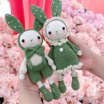 Stuffed Toy Supplier - Handmade Crochet Amigurumi Couple Bunny