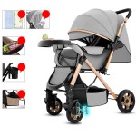 Outdoor Stroller Manufacturer - Luxury 3 in 1 with Carry Basket